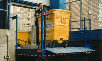 Commercial bin lift